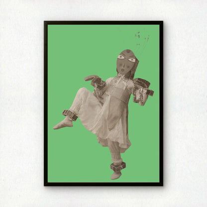 Insect Dancer Tanzmasken Print | Lavinia Schulz & Walter Holdt Dance Mask Photograph | German Expressionist Wall Art