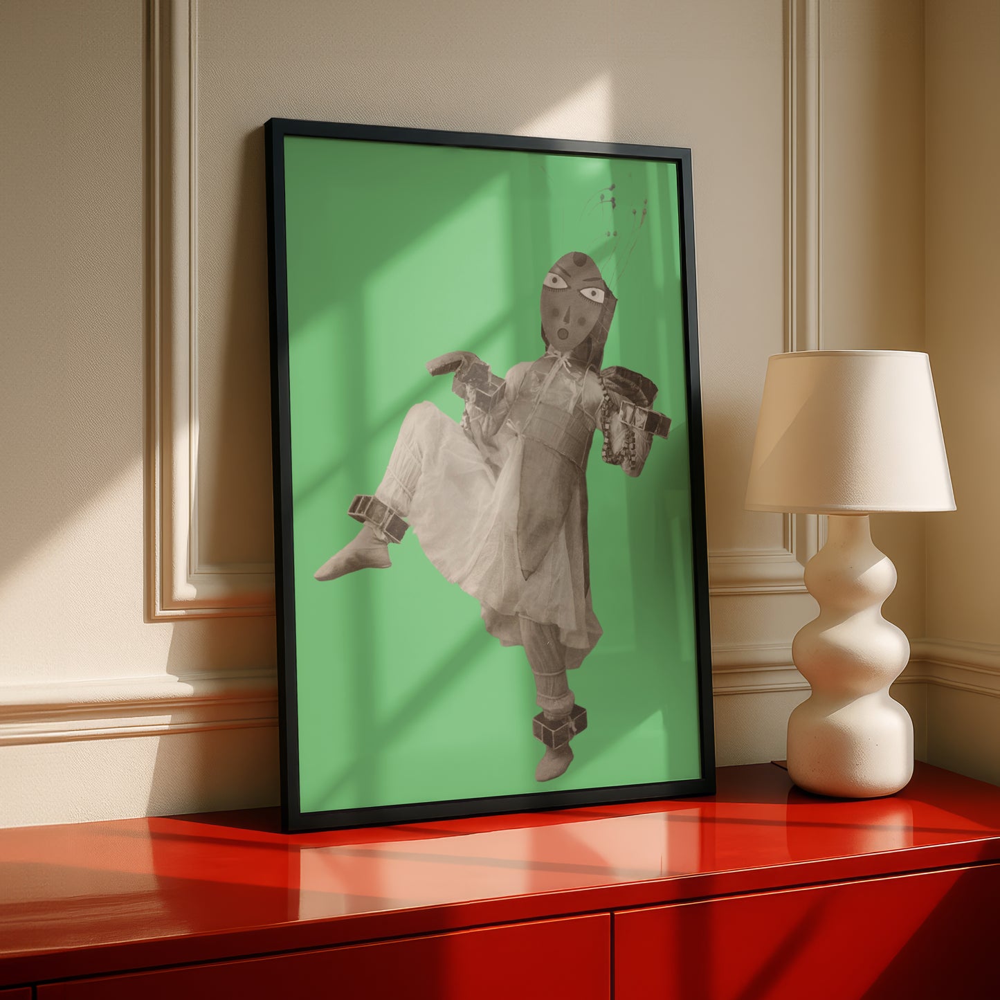 Insect Dancer Tanzmasken Print | Lavinia Schulz & Walter Holdt Dance Mask Photograph | German Expressionist Wall Art