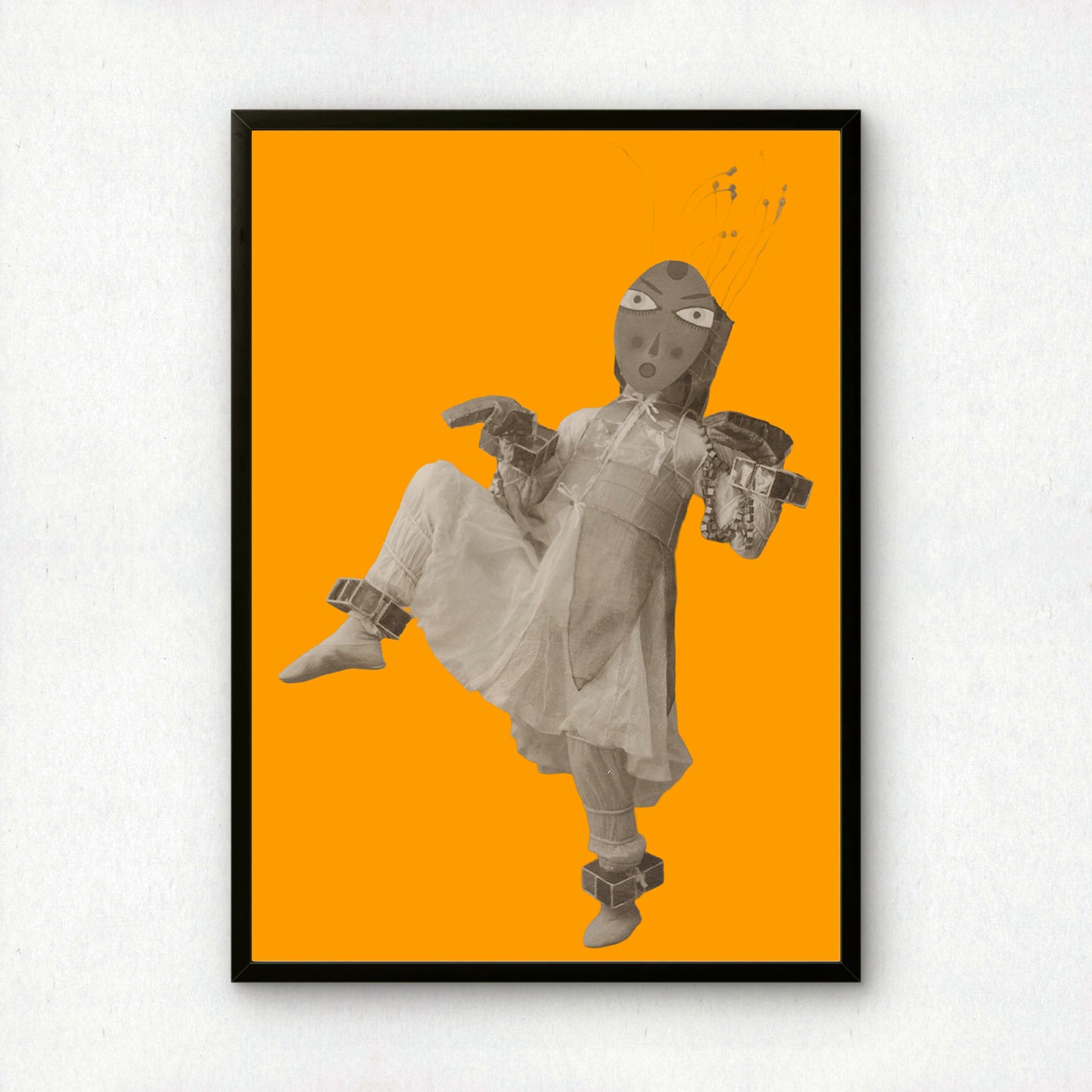 Insect Dancer Tanzmasken Print | Lavinia Schulz & Walter Holdt Dance Mask Photograph | German Expressionist Wall Art