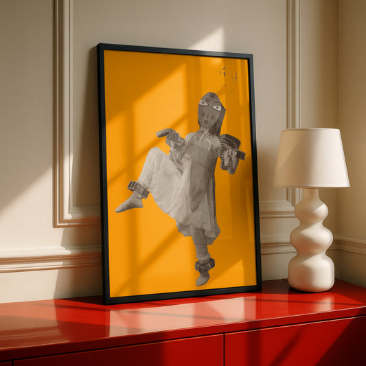 Insect Dancer Tanzmasken Print | Lavinia Schulz & Walter Holdt Dance Mask Photograph | German Expressionist Wall Art