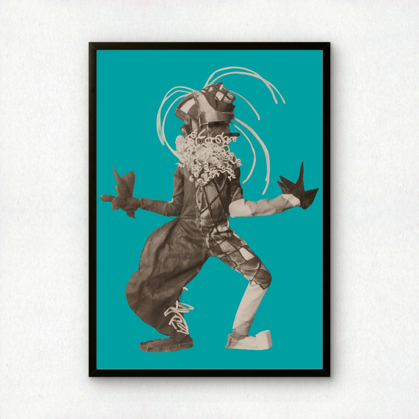 Toboggan Man Tanzmasken Print | Lavinia Schulz & Walter Holdt Dance Mask Photograph | German Expressionist Wall Art