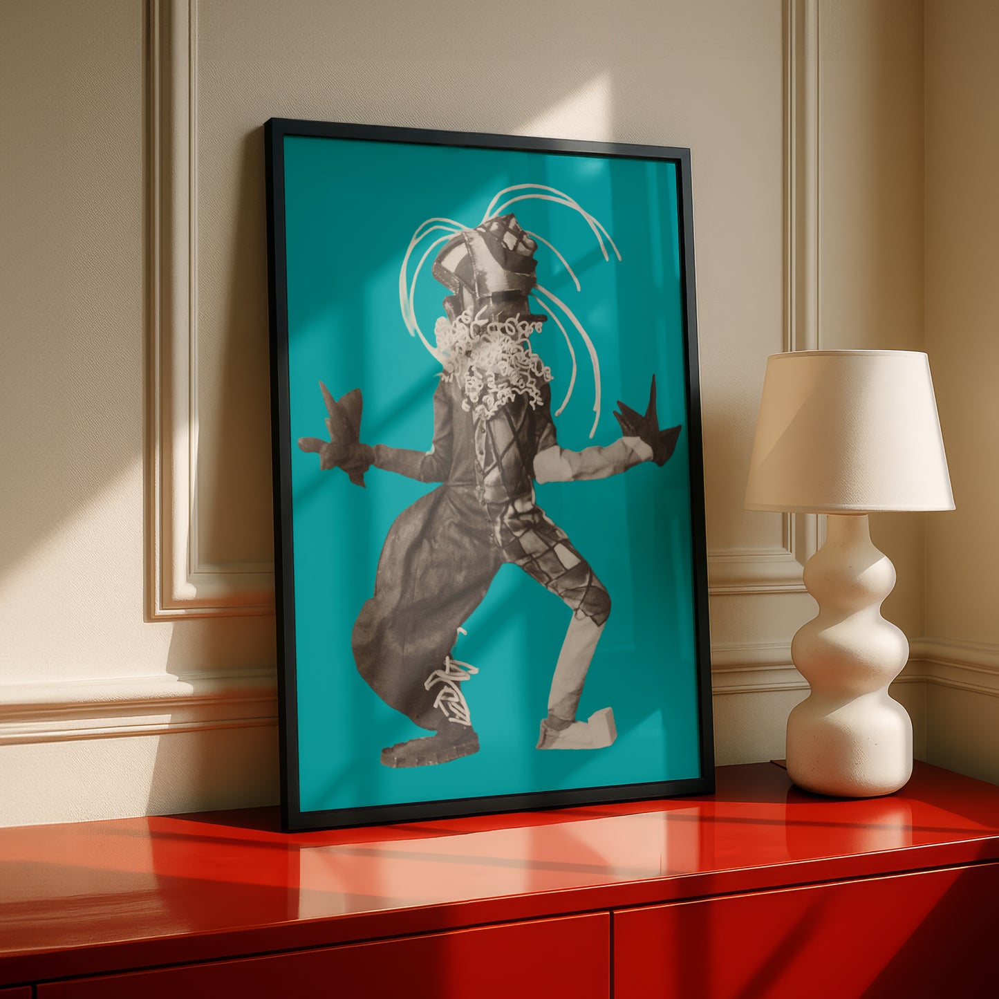 Toboggan Man Tanzmasken Print | Lavinia Schulz & Walter Holdt Dance Mask Photograph | German Expressionist Wall Art