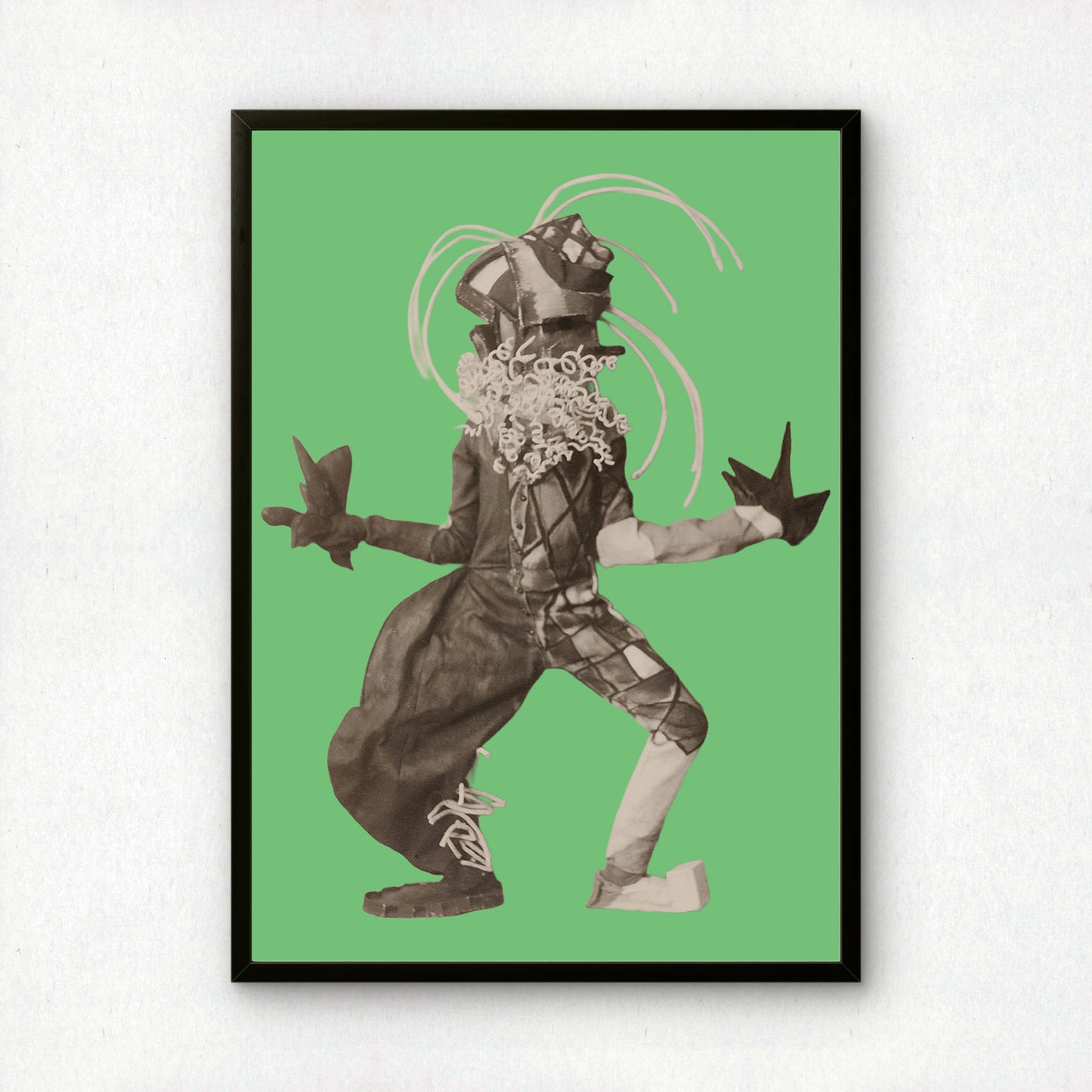 Toboggan Man Tanzmasken Print | Lavinia Schulz & Walter Holdt Dance Mask Photograph | German Expressionist Wall Art