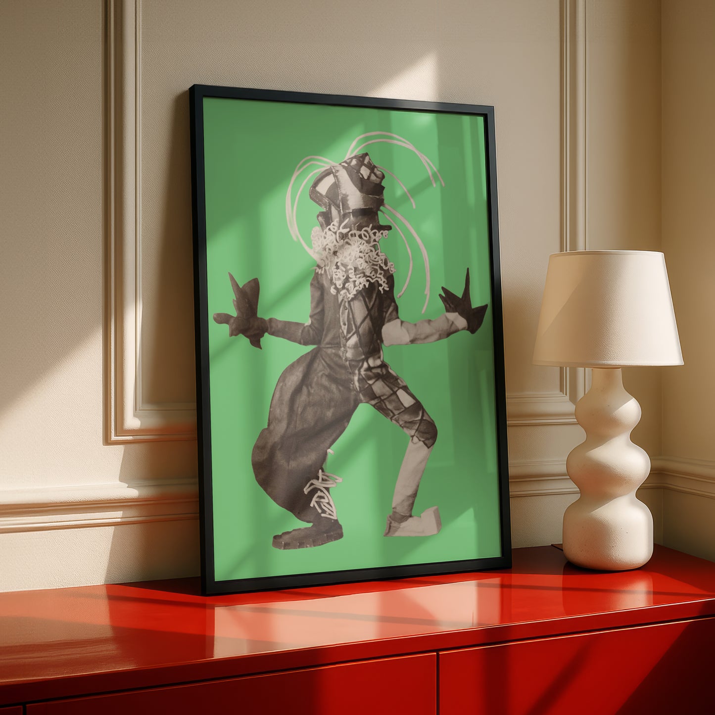 Toboggan Man Tanzmasken Print | Lavinia Schulz & Walter Holdt Dance Mask Photograph | German Expressionist Wall Art