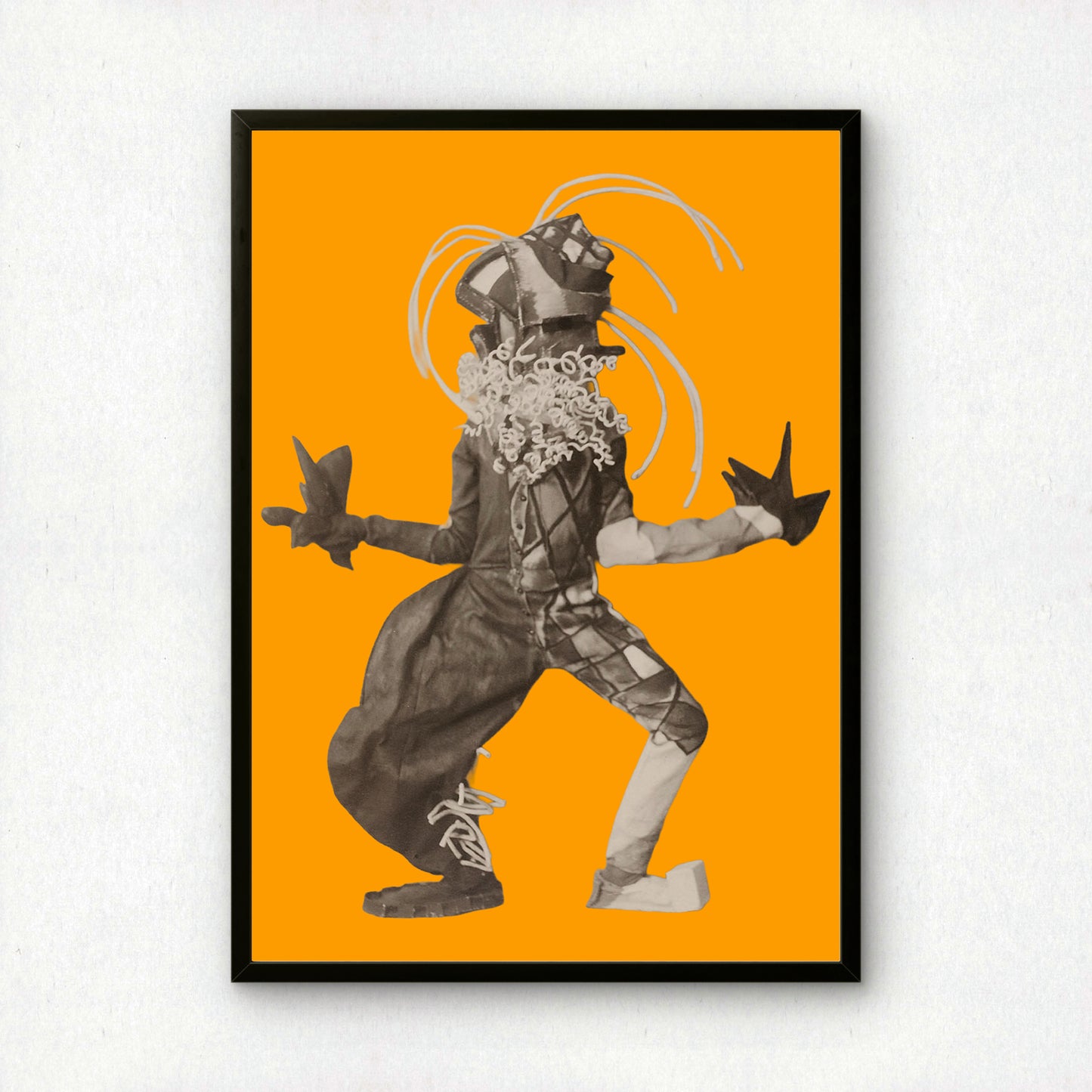 Toboggan Man Tanzmasken Print | Lavinia Schulz & Walter Holdt Dance Mask Photograph | German Expressionist Wall Art