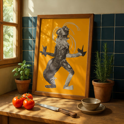 Toboggan Man Tanzmasken Print | Lavinia Schulz & Walter Holdt Dance Mask Photograph | German Expressionist Wall Art