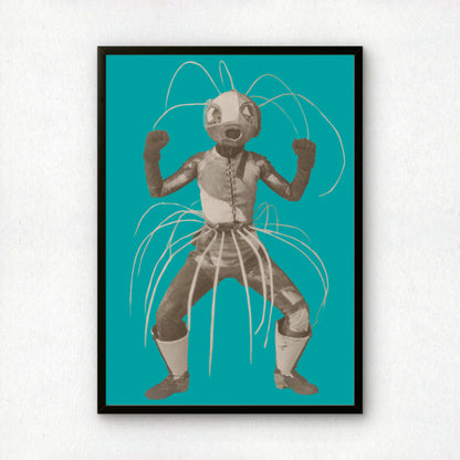 Toboggan Woman Tanzmasken Print | Lavinia Schulz & Walter Holdt Dance Mask Photograph | German Expressionist Wall Art