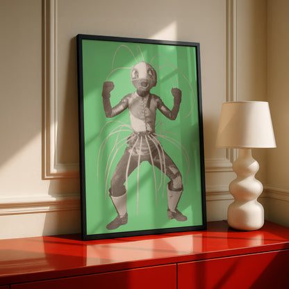 Toboggan Woman Tanzmasken Print | Lavinia Schulz & Walter Holdt Dance Mask Photograph | German Expressionist Wall Art