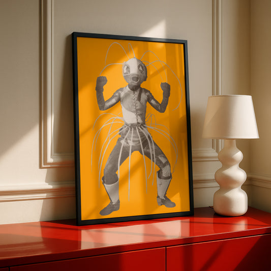 Toboggan Woman Tanzmasken Print | Lavinia Schulz & Walter Holdt Dance Mask Photograph | German Expressionist Wall Art