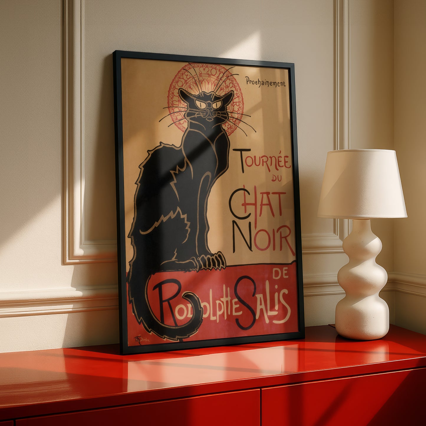 Tournée du Chat Noir de Rodolphe Salis | Théophile Steinlen | Fine Art Cat Print | Cat Lover Gift | Wall Art