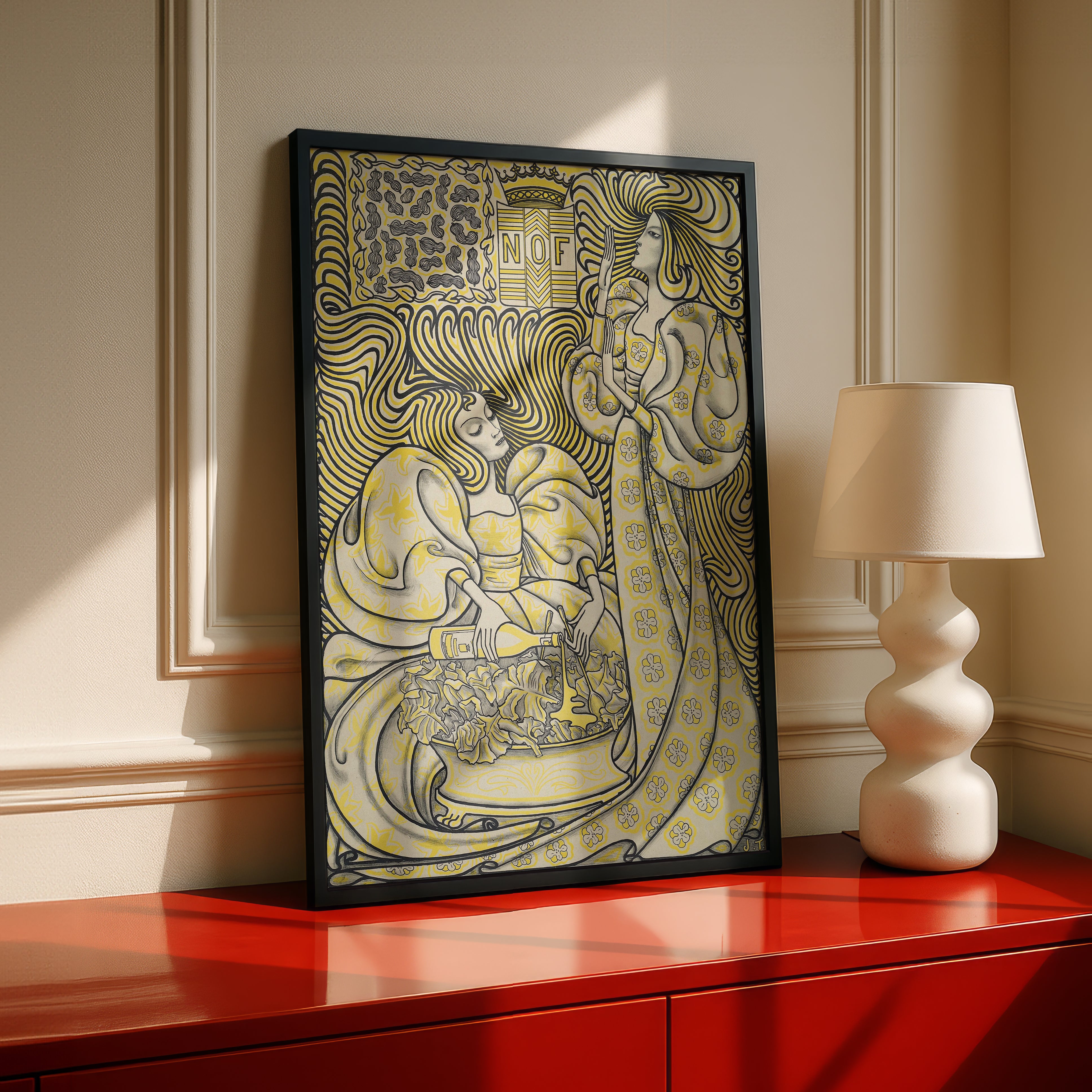 Delftsche Slaolie Poster by Jan Toorop | Premium Art Print | Wall