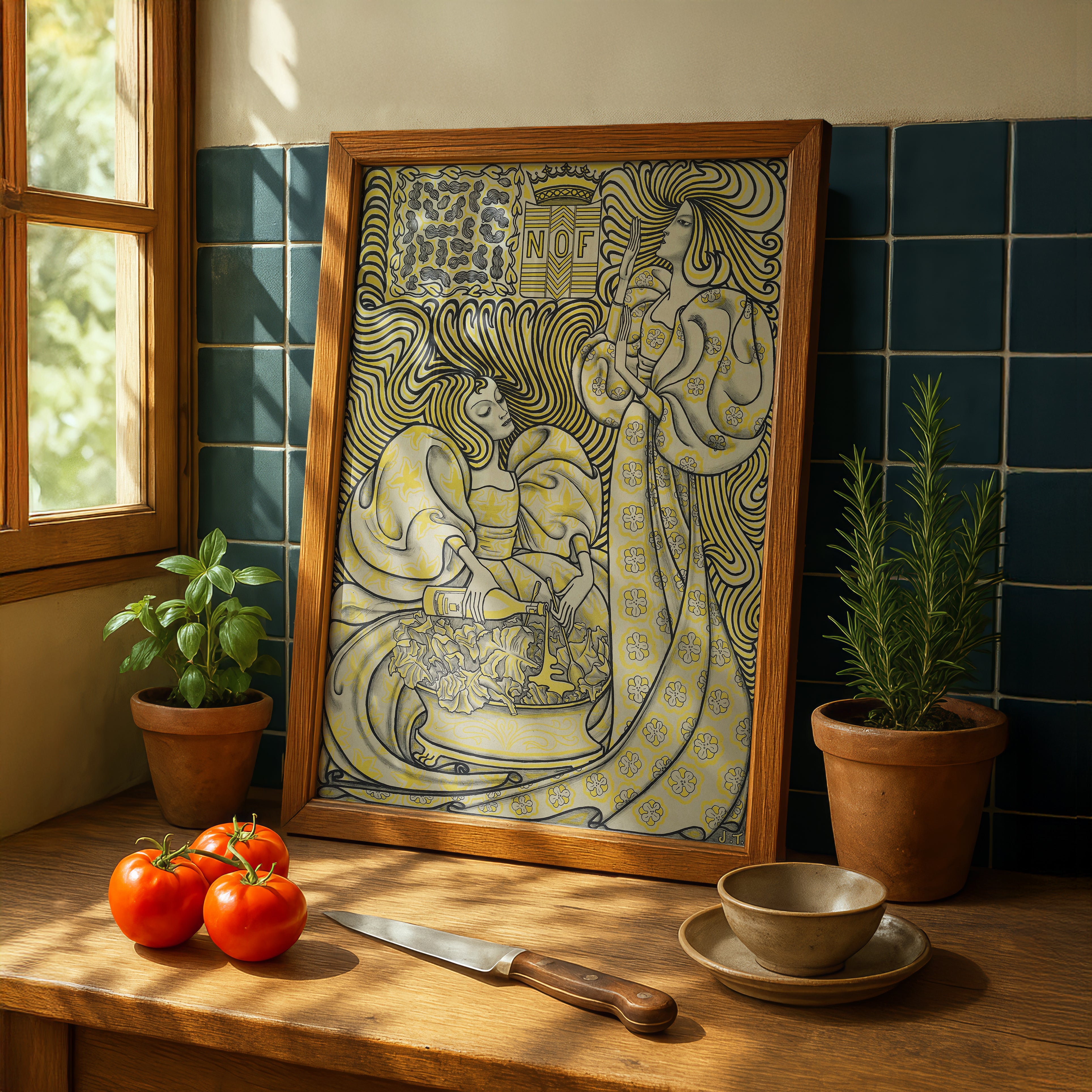 Delftsche Slaolie Poster by Jan Toorop | Premium Art Print | Wall