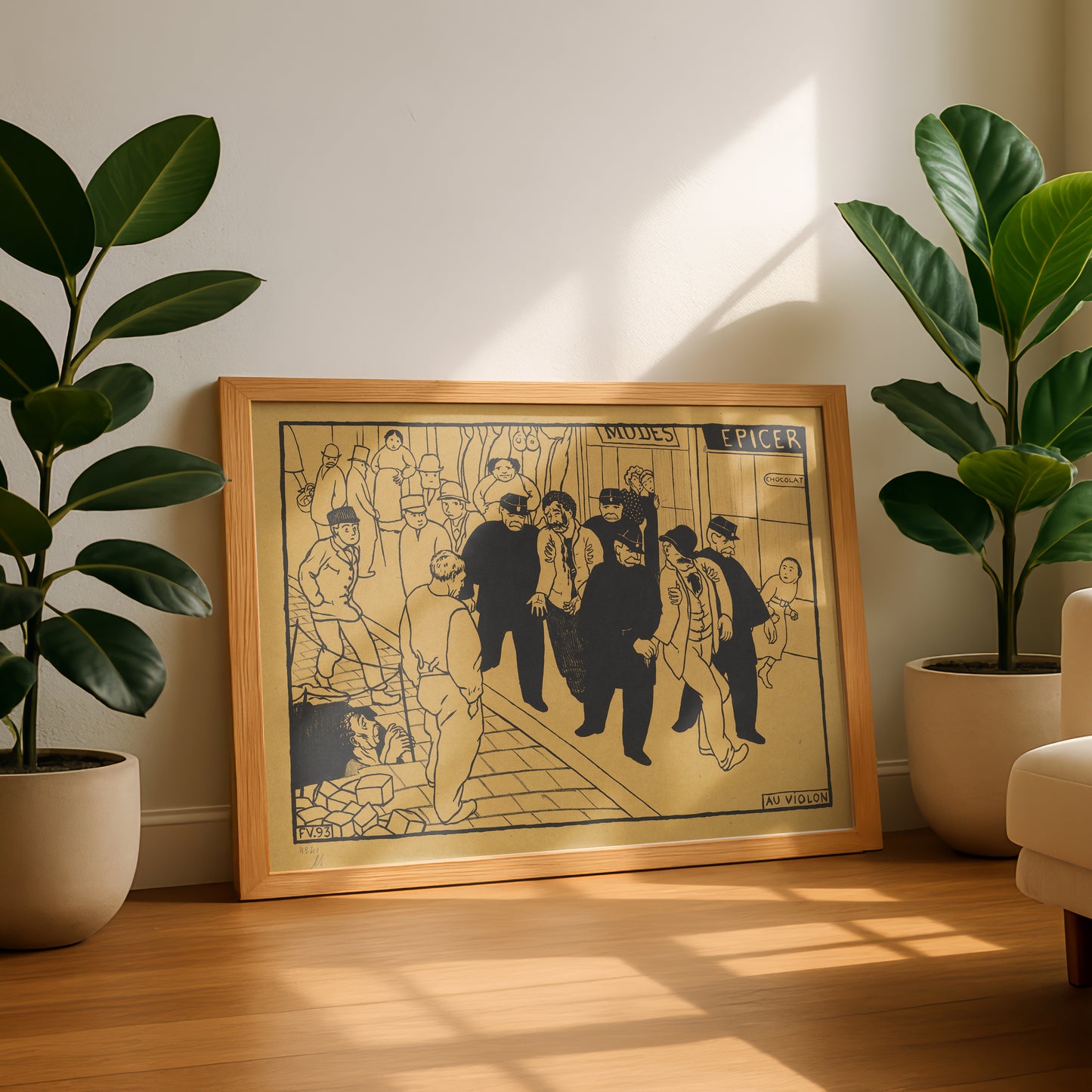 Félix Vallotton Art Print | Au Violon (Off to the Jug) | Premium Wall Art