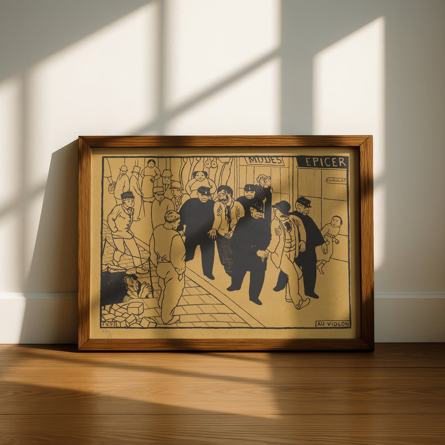Félix Vallotton Art Print | Au Violon (Off to the Jug) | Premium Wall Art