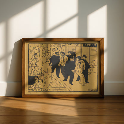 Félix Vallotton Art Print | Au Violon (Off to the Jug) | Premium Wall Art