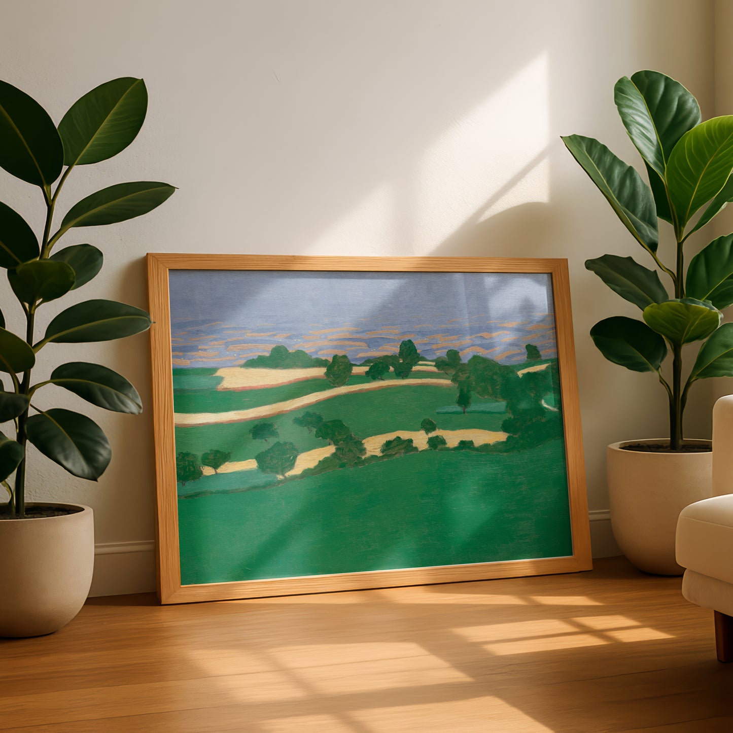 Félix Vallotton Art Print | Corn Fields (Detail) | Premium Wall Art
