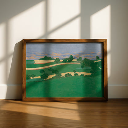Félix Vallotton Art Print | Corn Fields (Detail) | Premium Wall Art