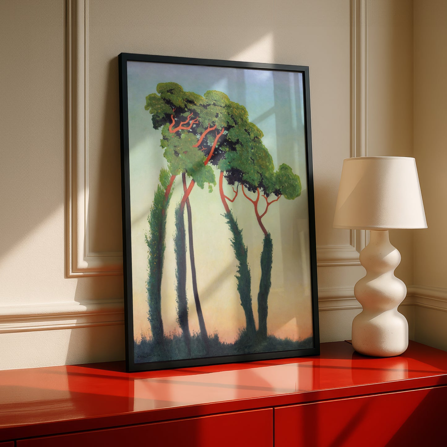 Félix Vallotton Art Print | Paysage avec arbres (Landscape with Trees) | Premium Wall Art