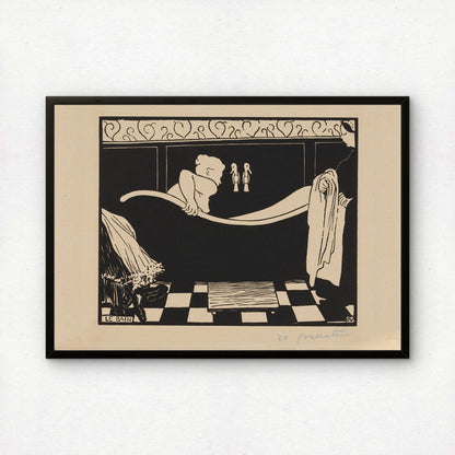 Félix Vallotton B&W Art Print | The Bath | Premium Black and White Wall Art