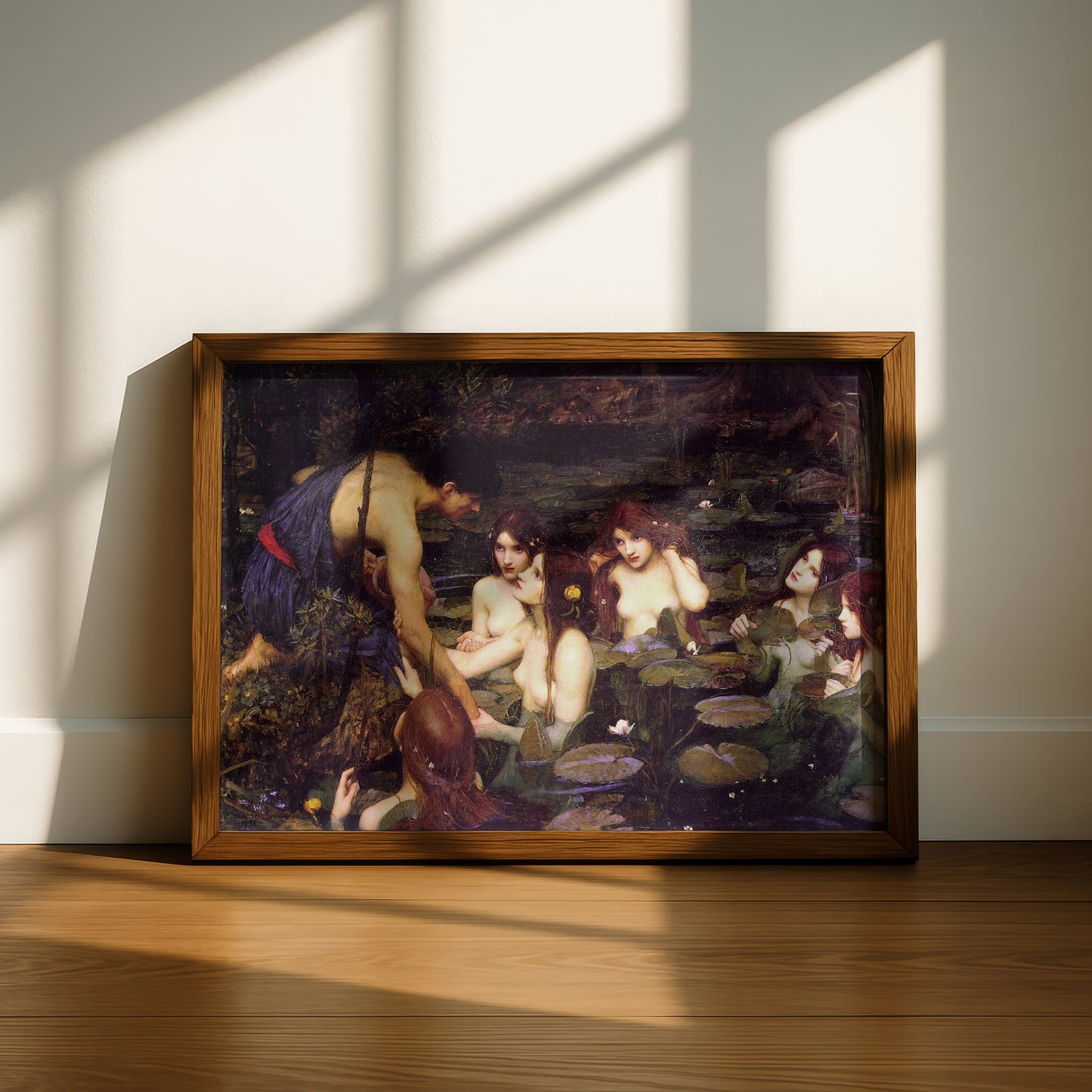 Hylas and the Nymphs by John William Waterhouse Fine Art Print | Premium Giclée Wall Art