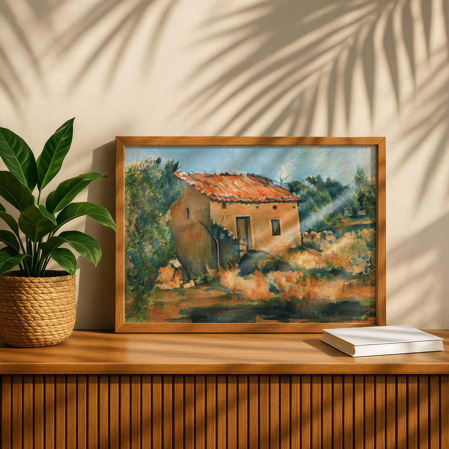 Abandoned House near Aix-en-Provence by Paul Cezanne Print | Premium Giclee Art Print | Post-Impressionist Wall Art | Museum Quality Reproduction