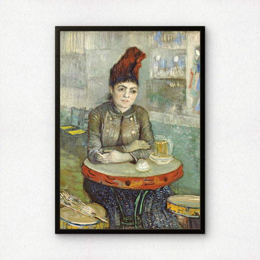 Agostina Segatori Sitting in the Cafe du Tambourin by Vincent Van Gogh | Premium Giclée Art Print | Museum Quality Wall Art