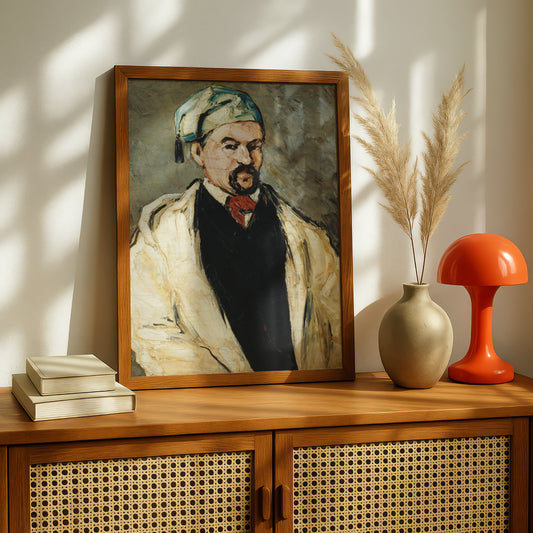 The Artist's Uncle by Paul Cezanne Print | Premium Giclee Art Print | Post-Impressionist Wall Art | Museum Quality Reproduction | Fine Art Print