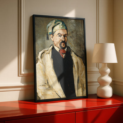 The Artist's Uncle by Paul Cezanne Print | Premium Giclee Art Print | Post-Impressionist Wall Art | Museum Quality Reproduction | Fine Art Print