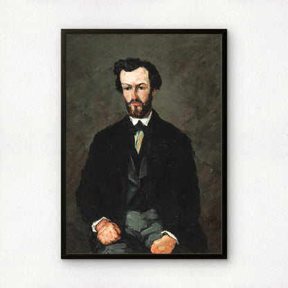 Antony Valabrègue by Paul Cezanne Print | Premium Giclee Art Print | Post-Impressionist Wall Art | Museum Quality Reproduction | Fine Art Print