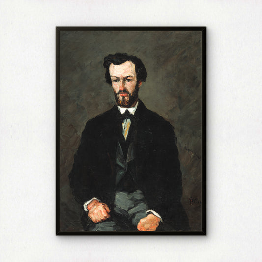 Antony Valabrègue by Paul Cezanne Print | Premium Giclee Art Print | Post-Impressionist Wall Art | Museum Quality Reproduction | Fine Art Print