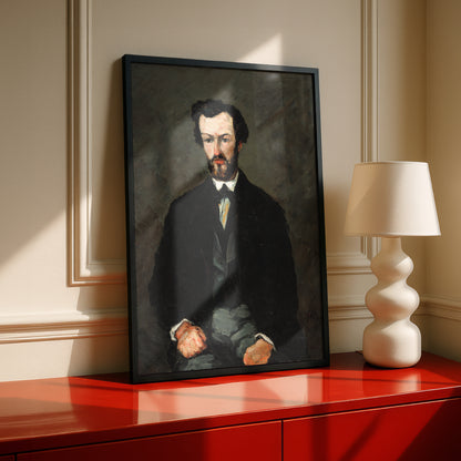 Antony Valabrègue by Paul Cezanne Print | Premium Giclee Art Print | Post-Impressionist Wall Art | Museum Quality Reproduction | Fine Art Print