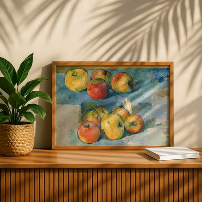 Apples by Paul Cezanne Print | Premium Giclee Art Print | Post-Impressionist Wall Art | Museum Quality Reproduction | Fine Art Print