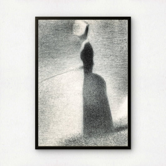 A Woman Fishing by Georges Seurat | Fine Art Print