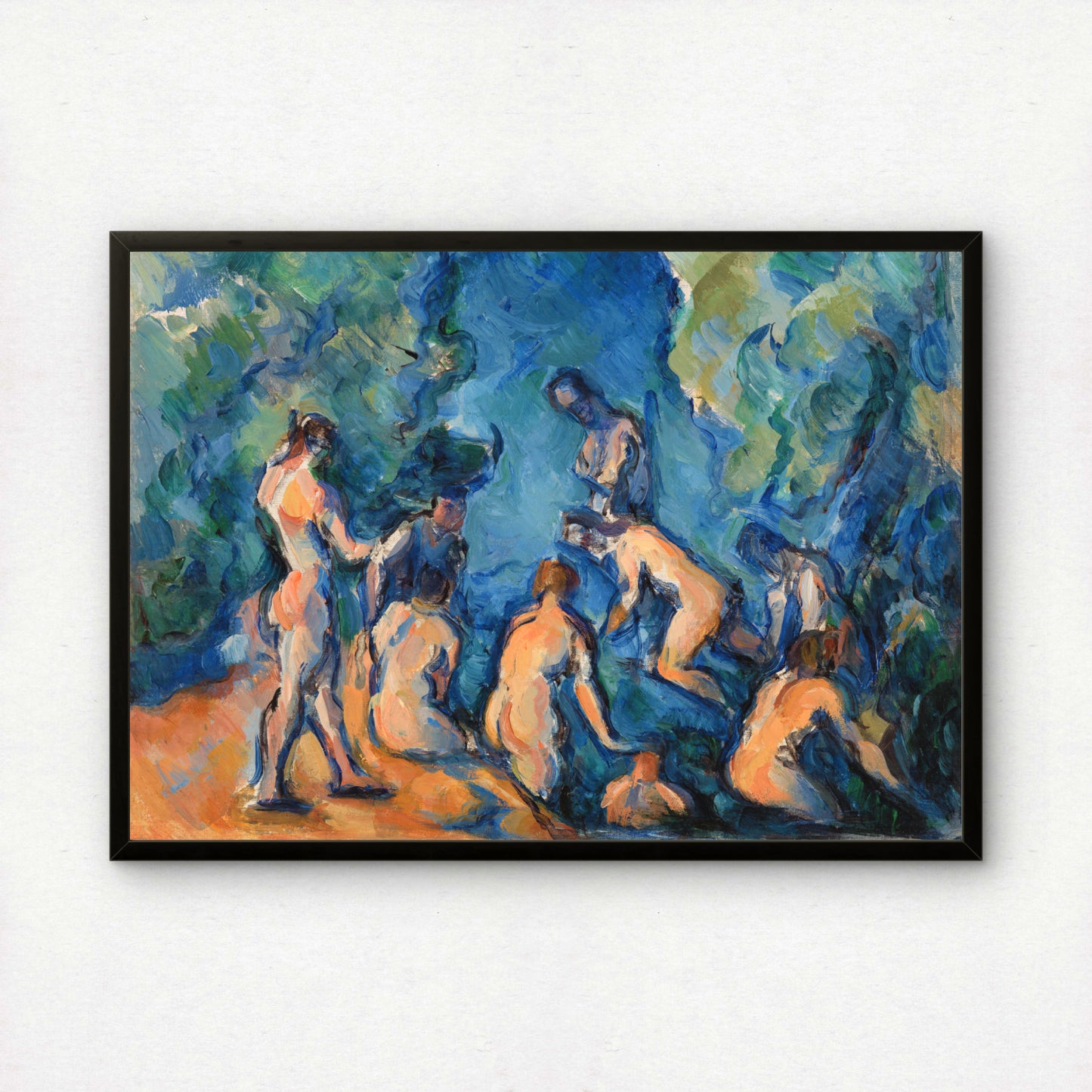 Bathers (Baigneurs) by Paul Cezanne Print | Premium Giclee Art Print | Post-Impressionist Wall Art | Museum Quality Reproduction | Fine Art Print