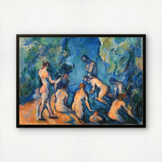 Bathers (Baigneurs) by Paul Cezanne Print | Premium Giclee Art Print | Post-Impressionist Wall Art | Museum Quality Reproduction | Fine Art Print