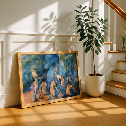 Bathers (Baigneurs) by Paul Cezanne Print | Premium Giclee Art Print | Post-Impressionist Wall Art | Museum Quality Reproduction | Fine Art Print