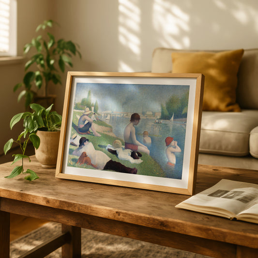 Bathers at Asnieres by Georges Seurat | Fine Art Print