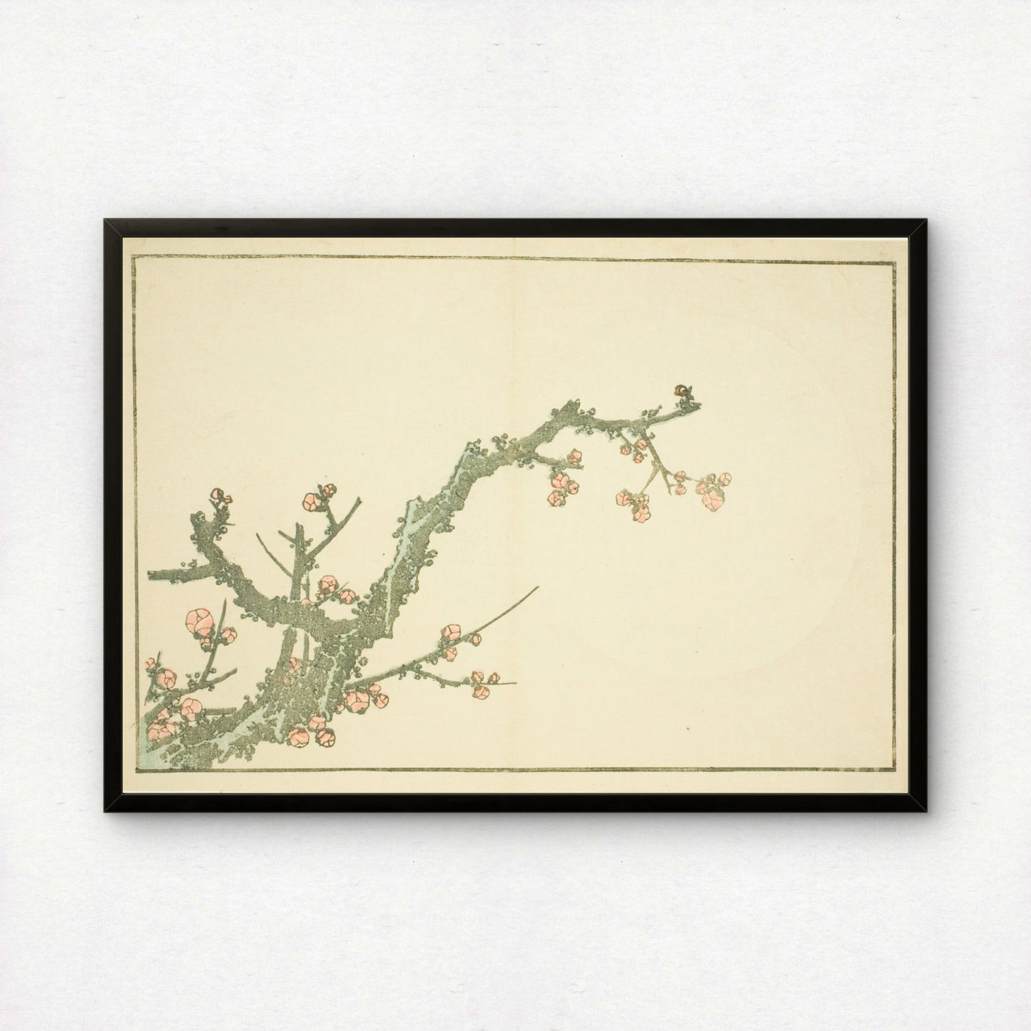 Blooming Plum Tree by Katsushika Hokusai | Premium Art Print
