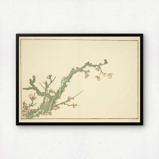 Blooming Plum Tree by Katsushika Hokusai | Premium Art Print