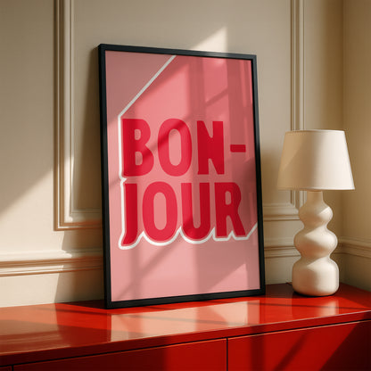 Bonjour | Premium Giclee Art Print
