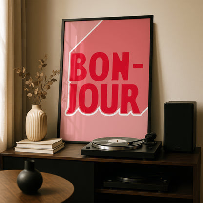 Bonjour | Premium Giclee Art Print