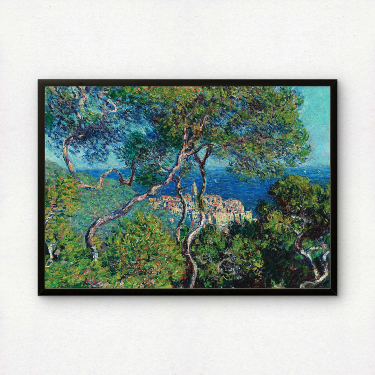 Monet Bordighera Art Print | Giclee Fine Art Reproduction | Impressionist Wall Decor