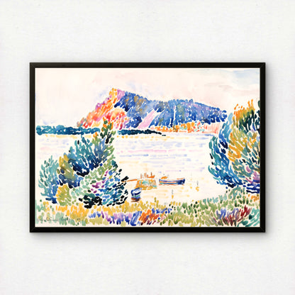 Cap Nègre by Henri-Edmond Cross Art Print | Pointillism Giclee Reproduction | French Neo-Impressionist Wall Decor