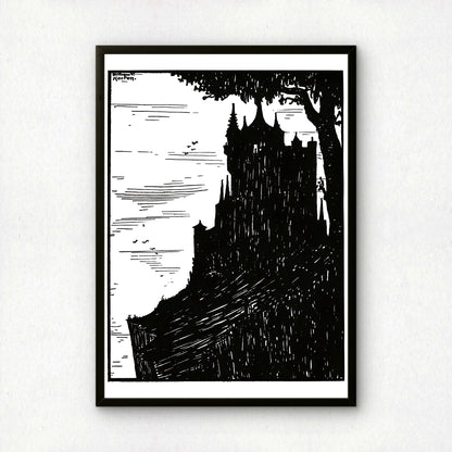 Chateau Ultimate by William T Horton | Premium B&W Art Print