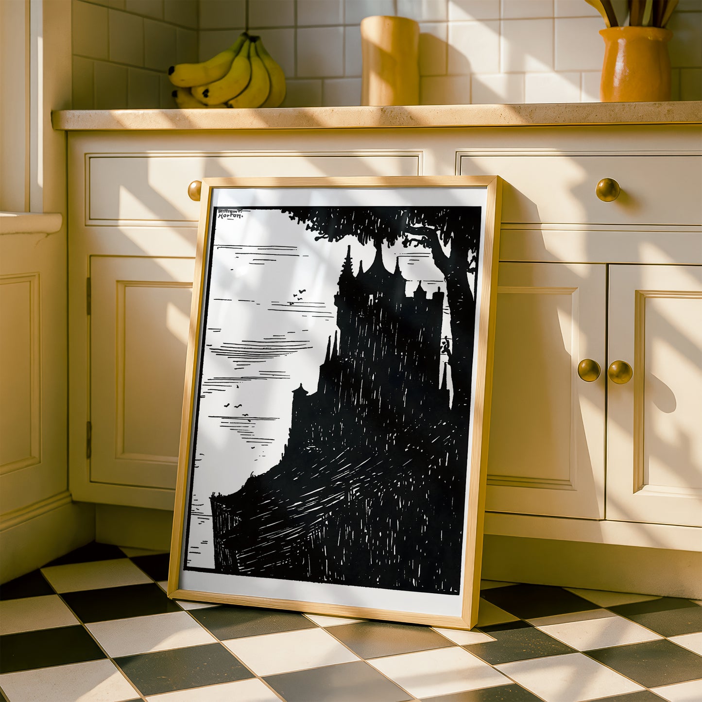 Chateau Ultimate by William T Horton | Premium B&W Art Print