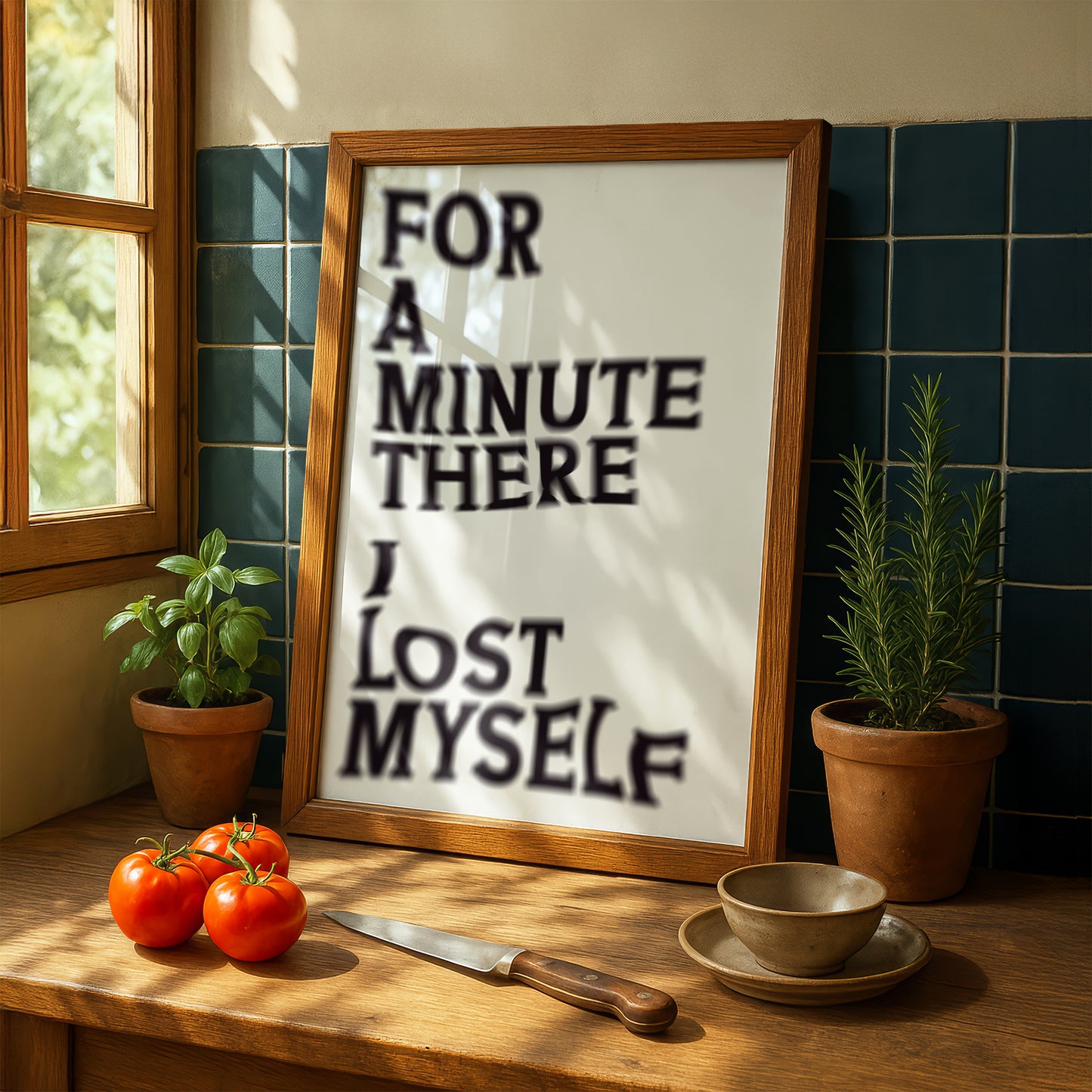 For a Minute There I Lost Myself | Premium Giclee Art Print