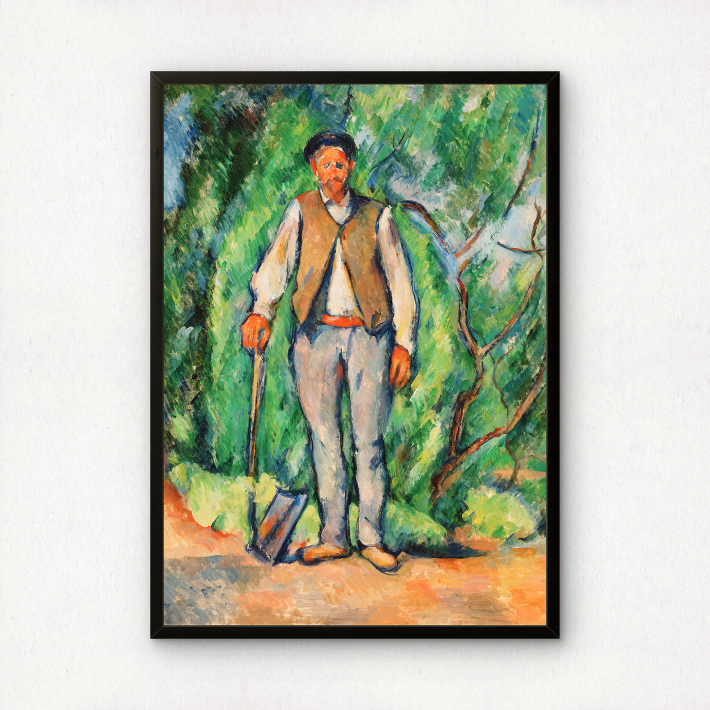 Gardener by Paul Cezanne Print | Premium Giclee Art Print | Post-Impressionist Wall Art | Museum Quality Reproduction | Fine Art Print
