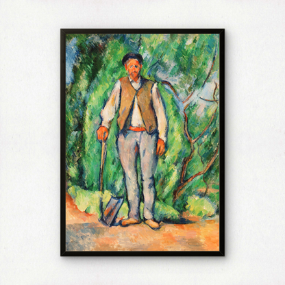 Gardener by Paul Cezanne Print | Premium Giclee Art Print | Post-Impressionist Wall Art | Museum Quality Reproduction | Fine Art Print
