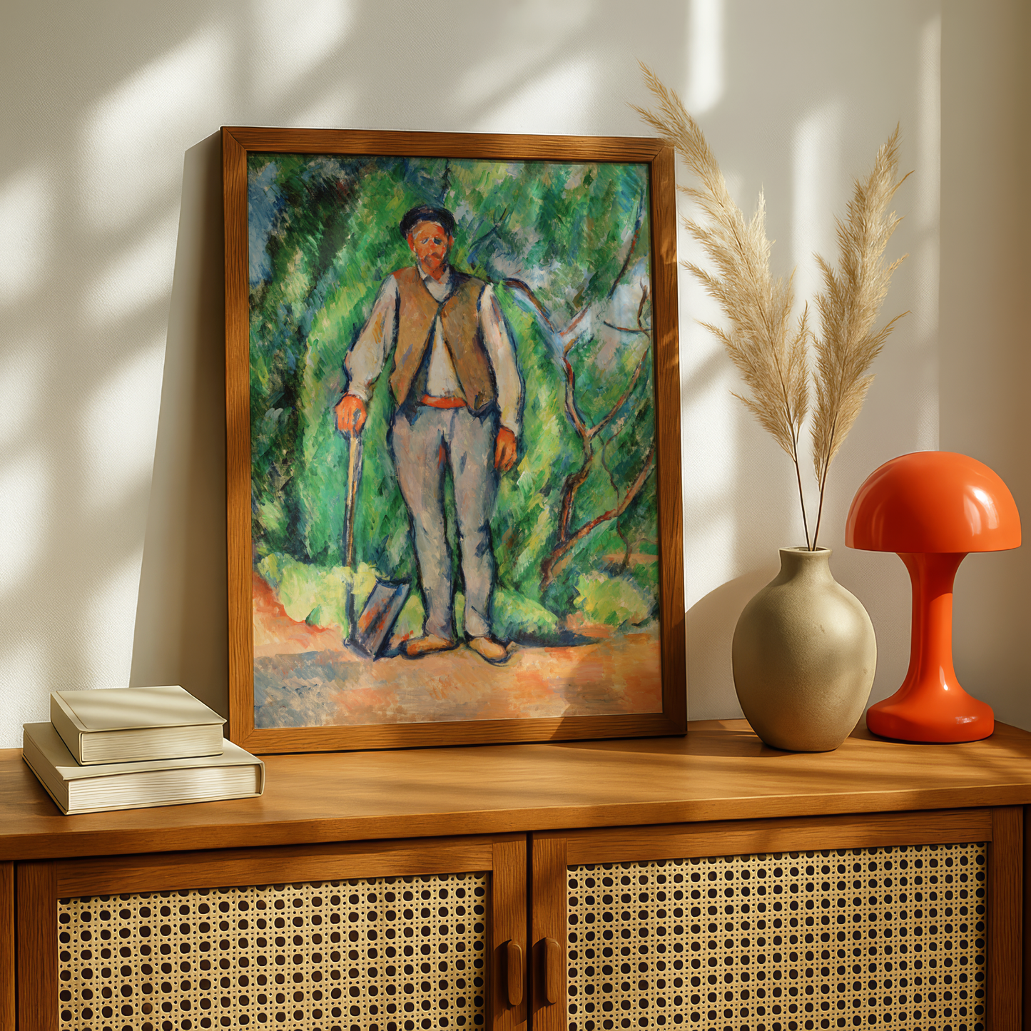 Gardener by Paul Cezanne Print | Premium Giclee Art Print | Post-Impressionist Wall Art | Museum Quality Reproduction | Fine Art Print