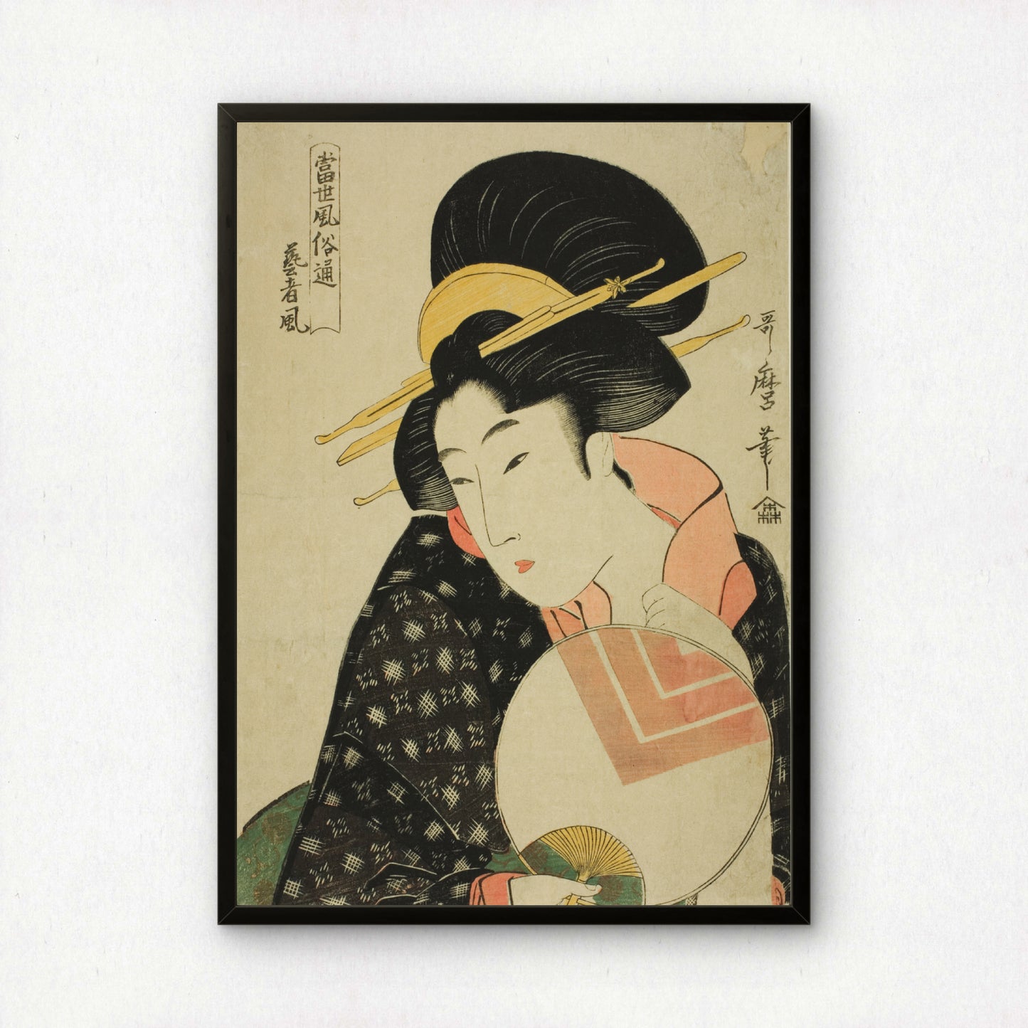 Geisha Style by Kitagawa Utamaro | Premium Art Print